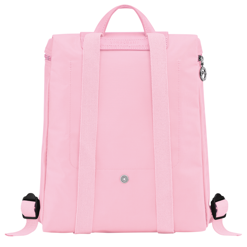 Le Pliage Green M Backpack , Pink - Recycled canvas  - View 3 of  5