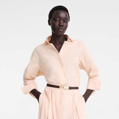 Le Smart Ladies' belt , Mocha - Leather