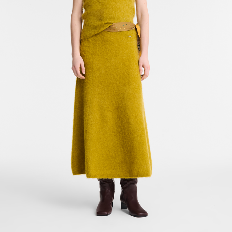 Midi skirt , Nutmeg - Knit  - View 4 of  5