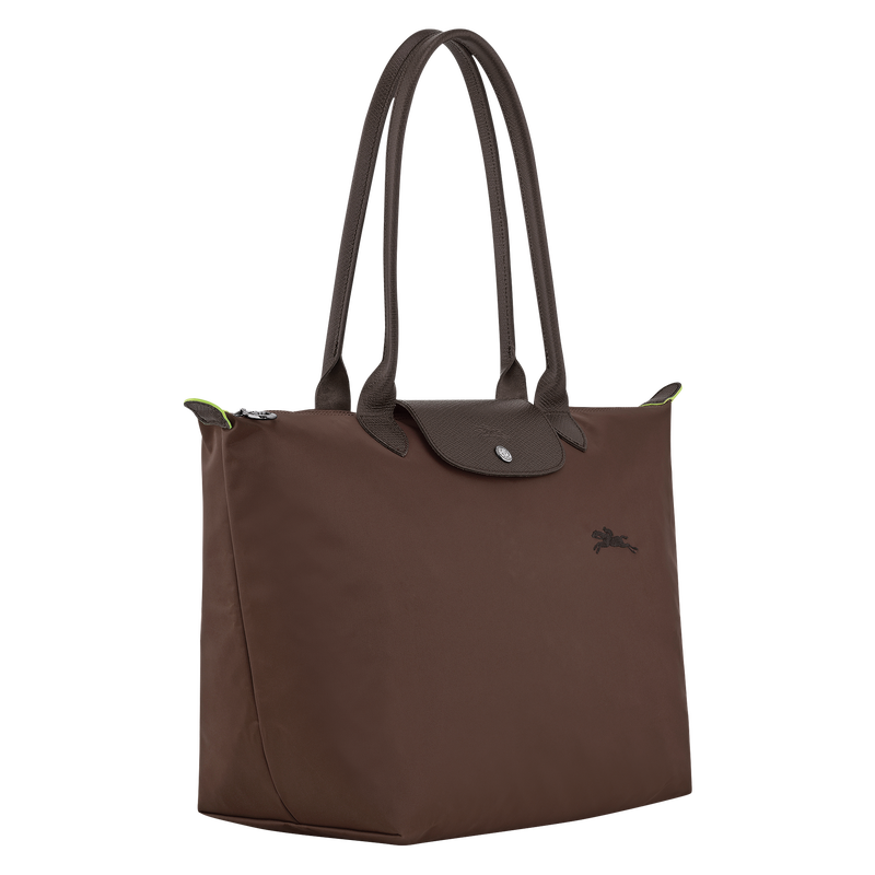 Le Pliage Green L Tote bag , Mocha - Recycled canvas  - View 3 of  7