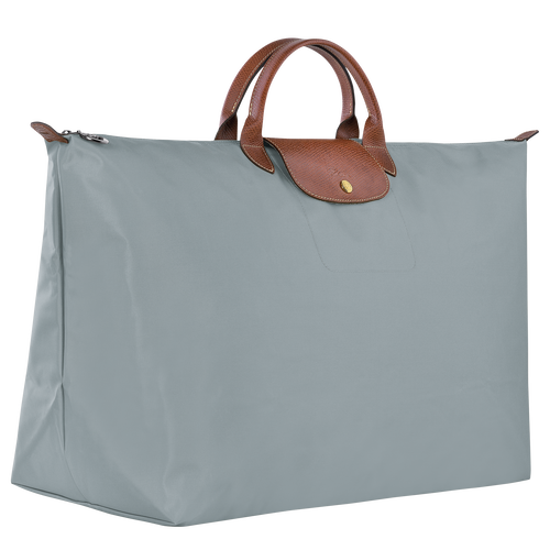 Le Pliage Original M Travel bag , Steel - Recycled canvas - View 3 of  5