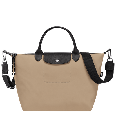 Le Pliage Energy L Handbag , Clay - Recycled canvas