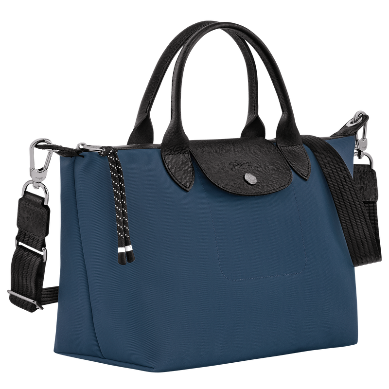 Le Pliage Energy S Handbag , Ink blue - Recycled canvas  - View 2 of  3