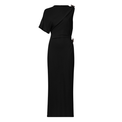 Dress , Black - Crepe jersey