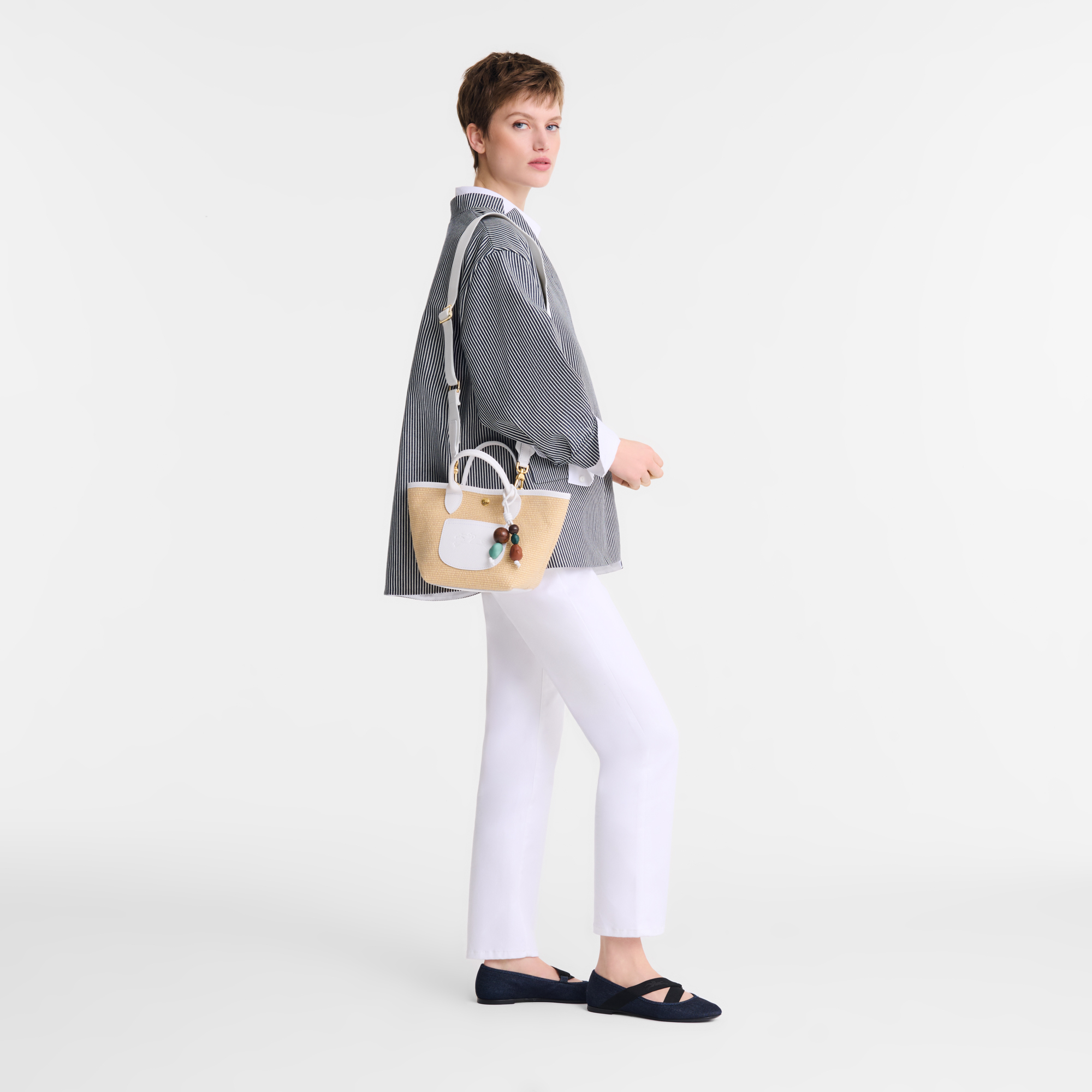 Basket bag XS, White - View 2 of
3 - zoom in Le Pliage Collection Basket bag XS, White
