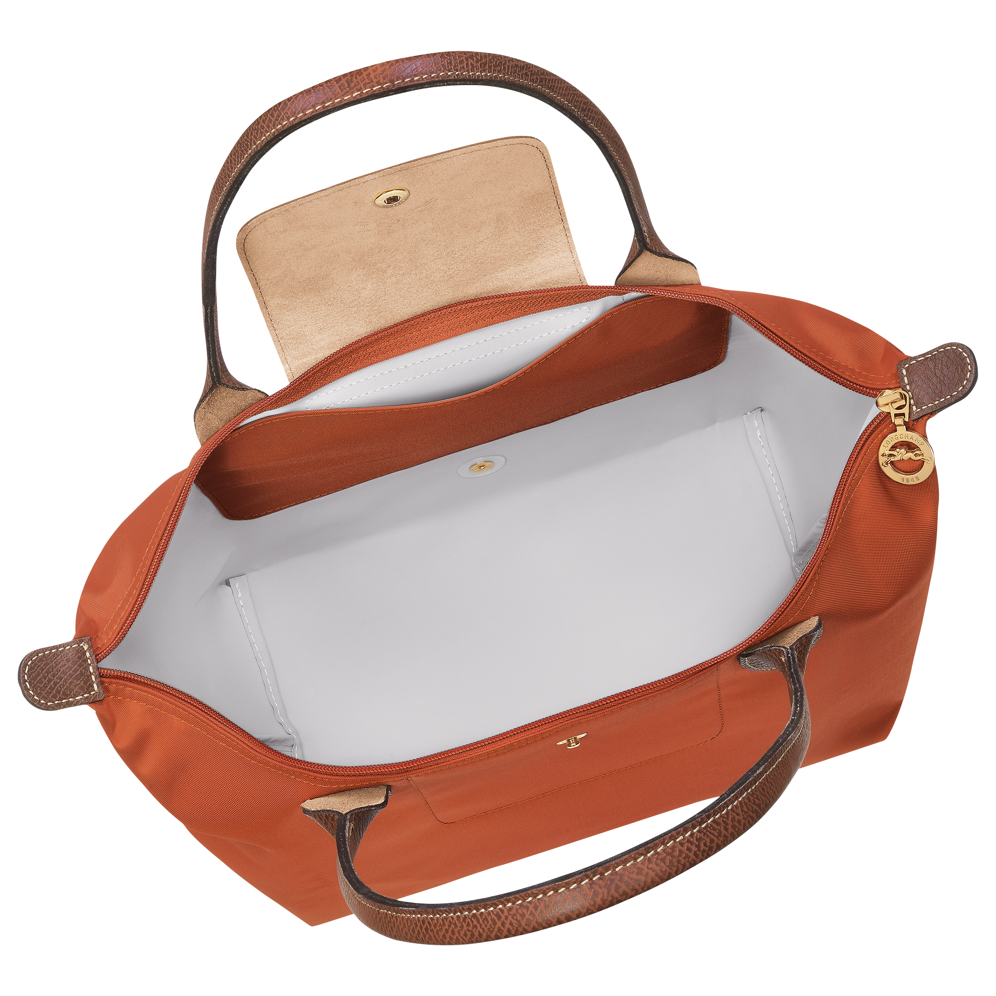 Tote bag M, Brick - View 5 of
7 - zoom in Le Pliage Original Tote bag M, Brick