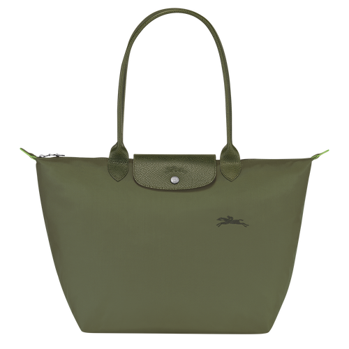 Le Pliage Green L Tote bag , Forest - Recycled canvas - View 1 of  5