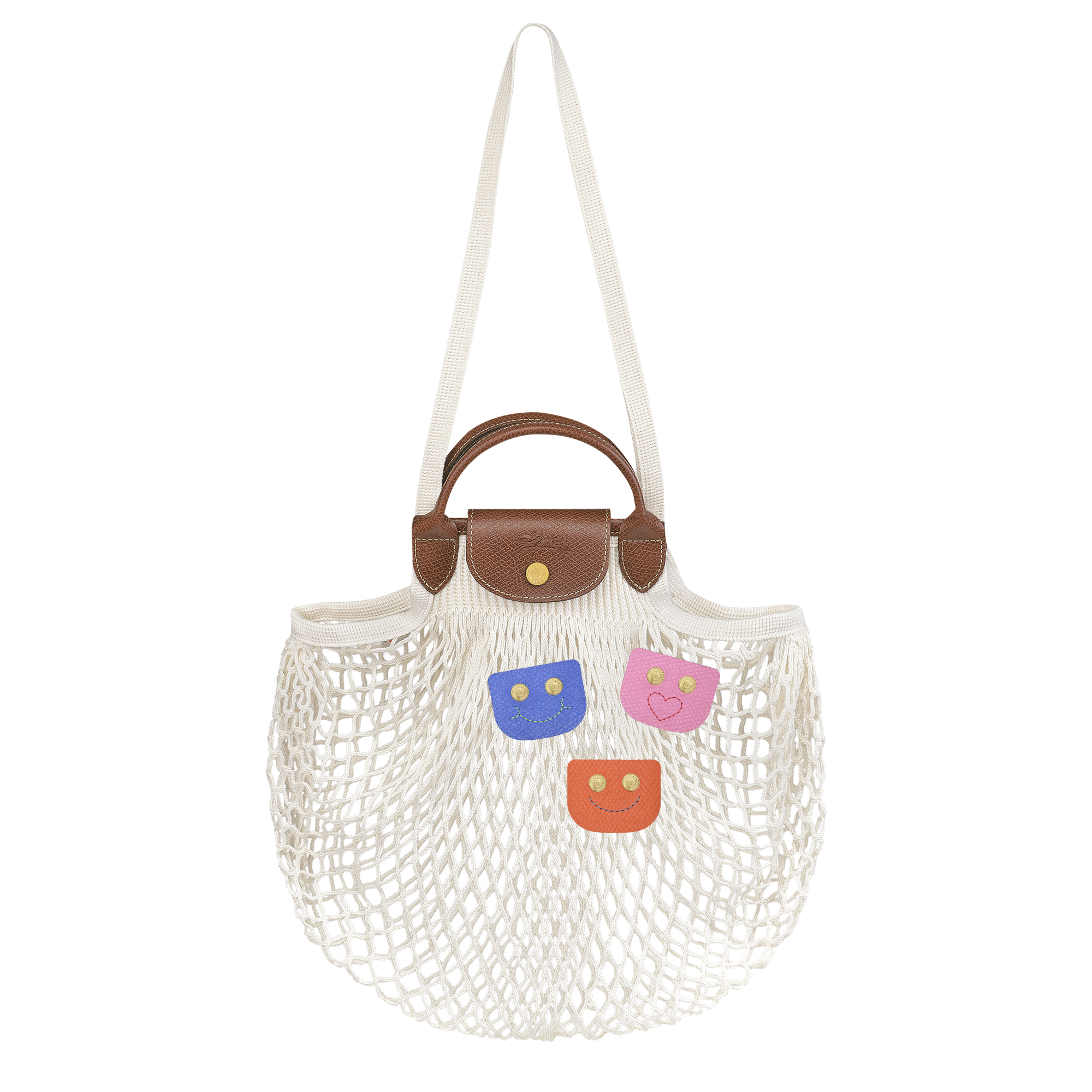 Le Pliage Filet Mesh bag L, Ecru