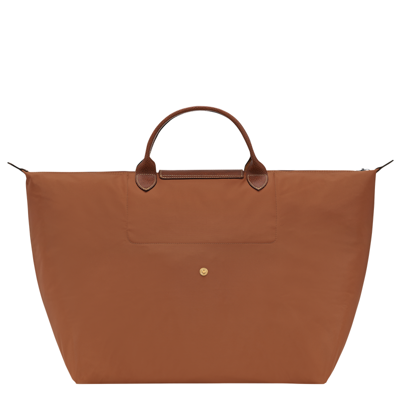 Le Pliage Original L Travel bag , Cognac - Recycled canvas  - View 4 of  7