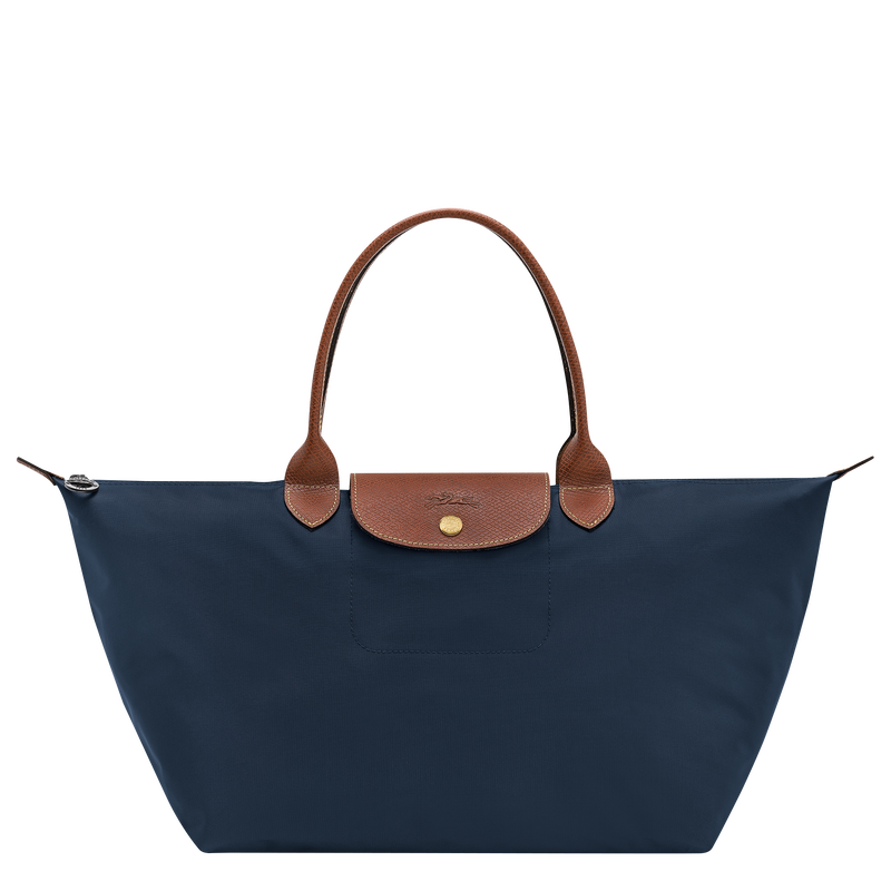 Le Pliage Original L Handbag , Navy - Canvas  - View 1 of  6