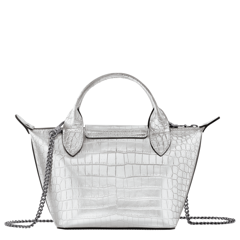 Longchamp le mini deals pliage cuir croco