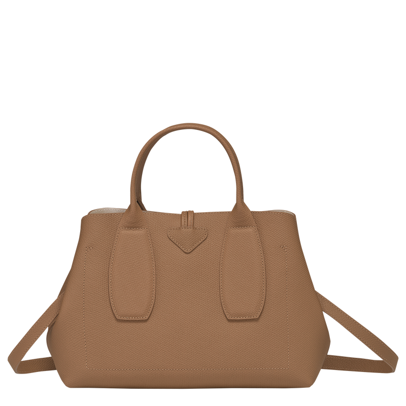 Roseau M Handbag , Natural - Leather  - View 4 of  7
