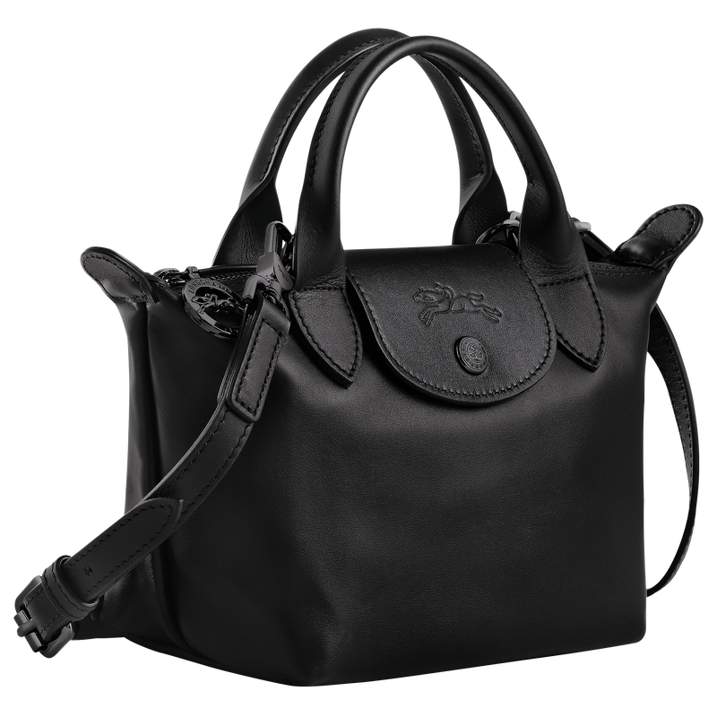 Le Pliage Xtra XS Handbag , Black - Leather  - View 3 of  6