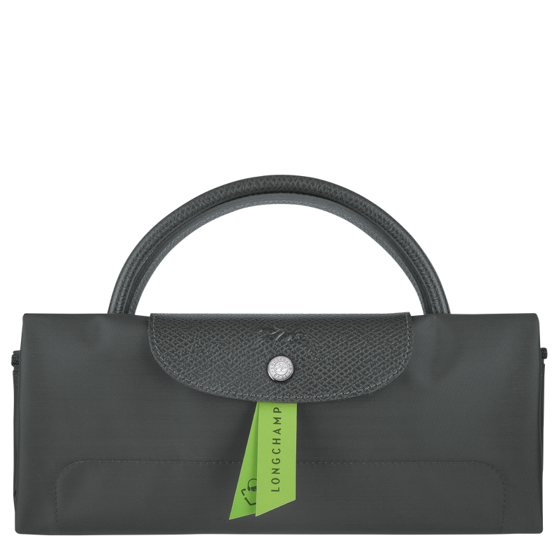 Le Pliage Green L Travel bag , Graphite - Recycled canvas  - View 6 of  6