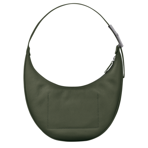 Roseau Essential M Hobo bag , Khaki - Leather - View 4 of  4