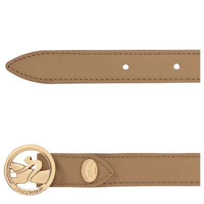 La M&eacute;daille Longchamp Ladies' belt, Desert