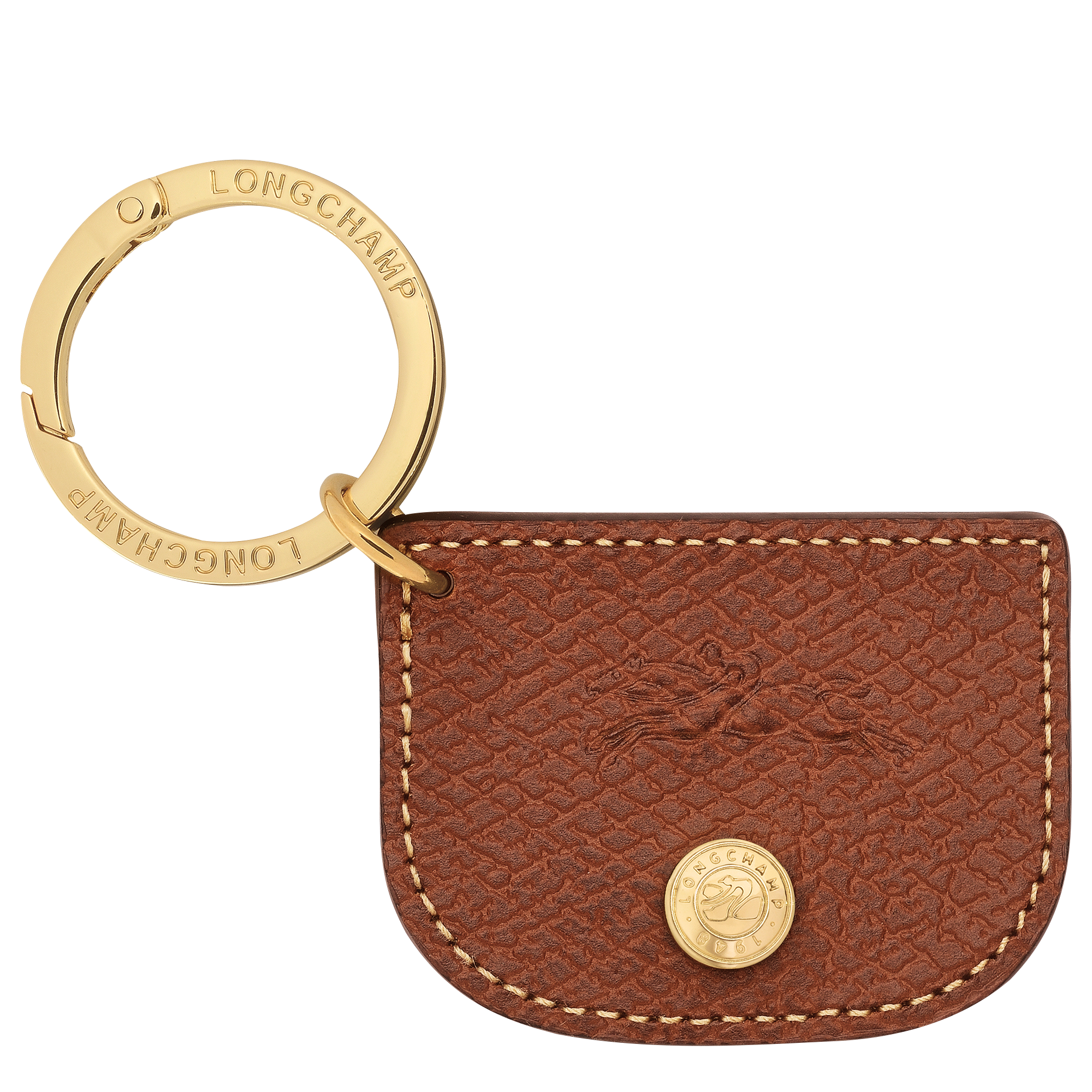 &Eacute;pure Key ring, Brown