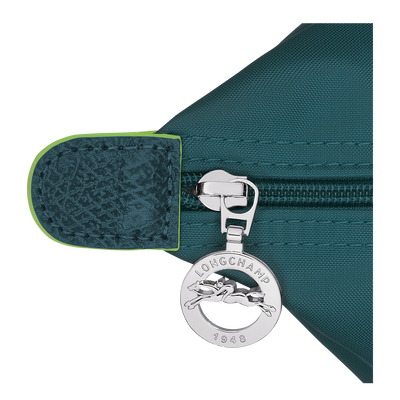 Le Pliage Green Handbag M, Peacock
