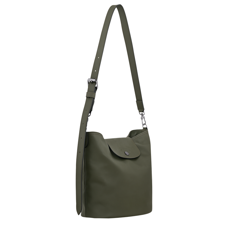Le Pliage Xtra Shoulder bag , Fir - Leather  - View 3 of  6