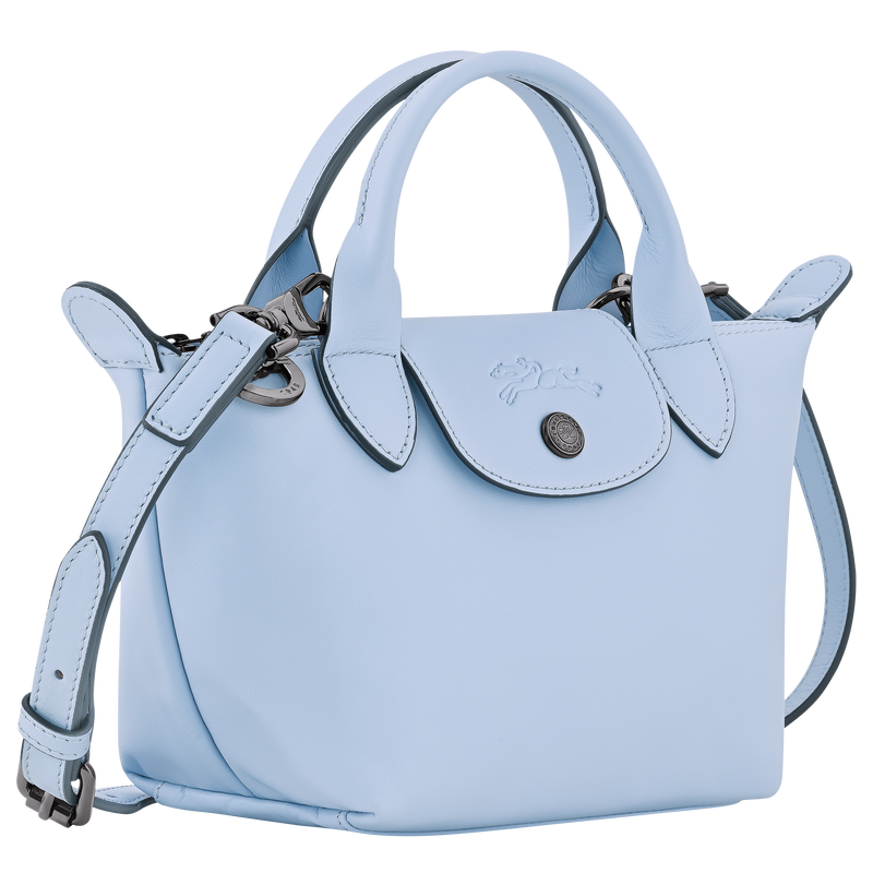 Le Pliage Xtra XS Handbag , Wave - Leather  - View 2 of  5