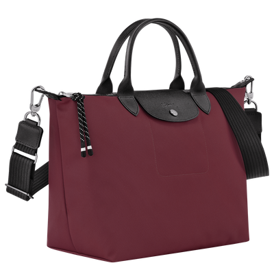 Le Pliage Energy Handbag L, Burgundy