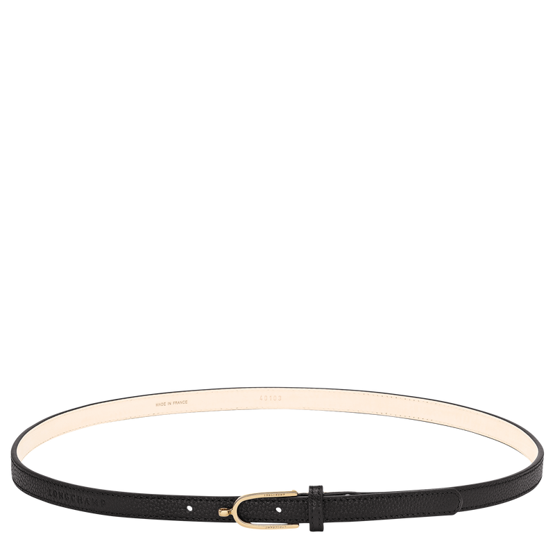 Le Foulonn&eacute; Ladies' belt , Black - Leather  - View 1 of  3