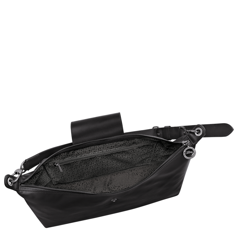Le Pliage Xtra XL Hobo bag , Black - Leather  - View 5 of  7