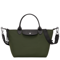 Le Pliage Energy S Handbag , Khaki - Recycled canvas