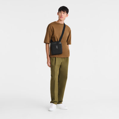 Boxford XS Crossbody bag , Black - Recycled canvas