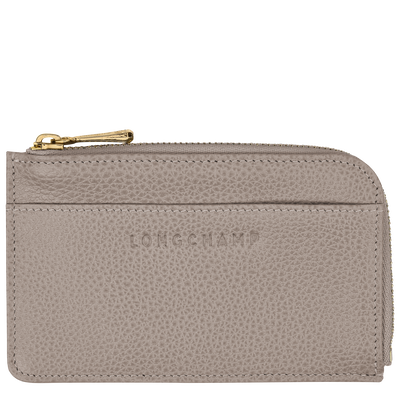Le Foulonné Card holder , Turtledove - Leather