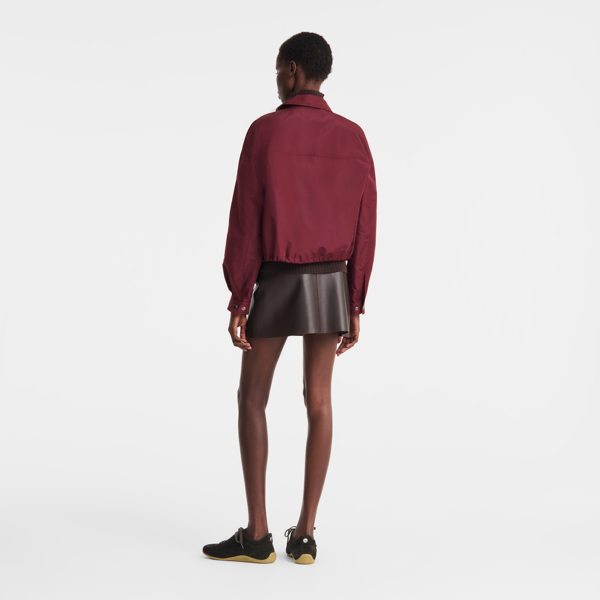 null Jacket, Burgundy