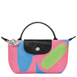 Longchamp x Robert Indiana Pouch , Pink - Canvas