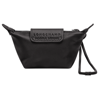 Le Pliage Xtra Coin purse , Black - Leather