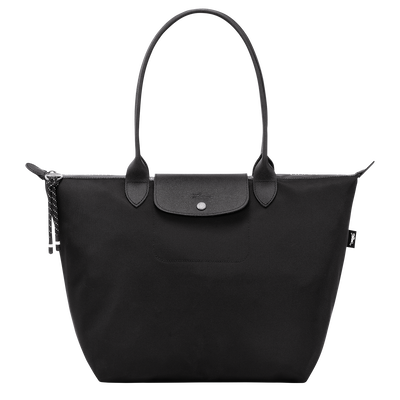 Le Pliage Energy L Tote bag , Black - Recycled canvas