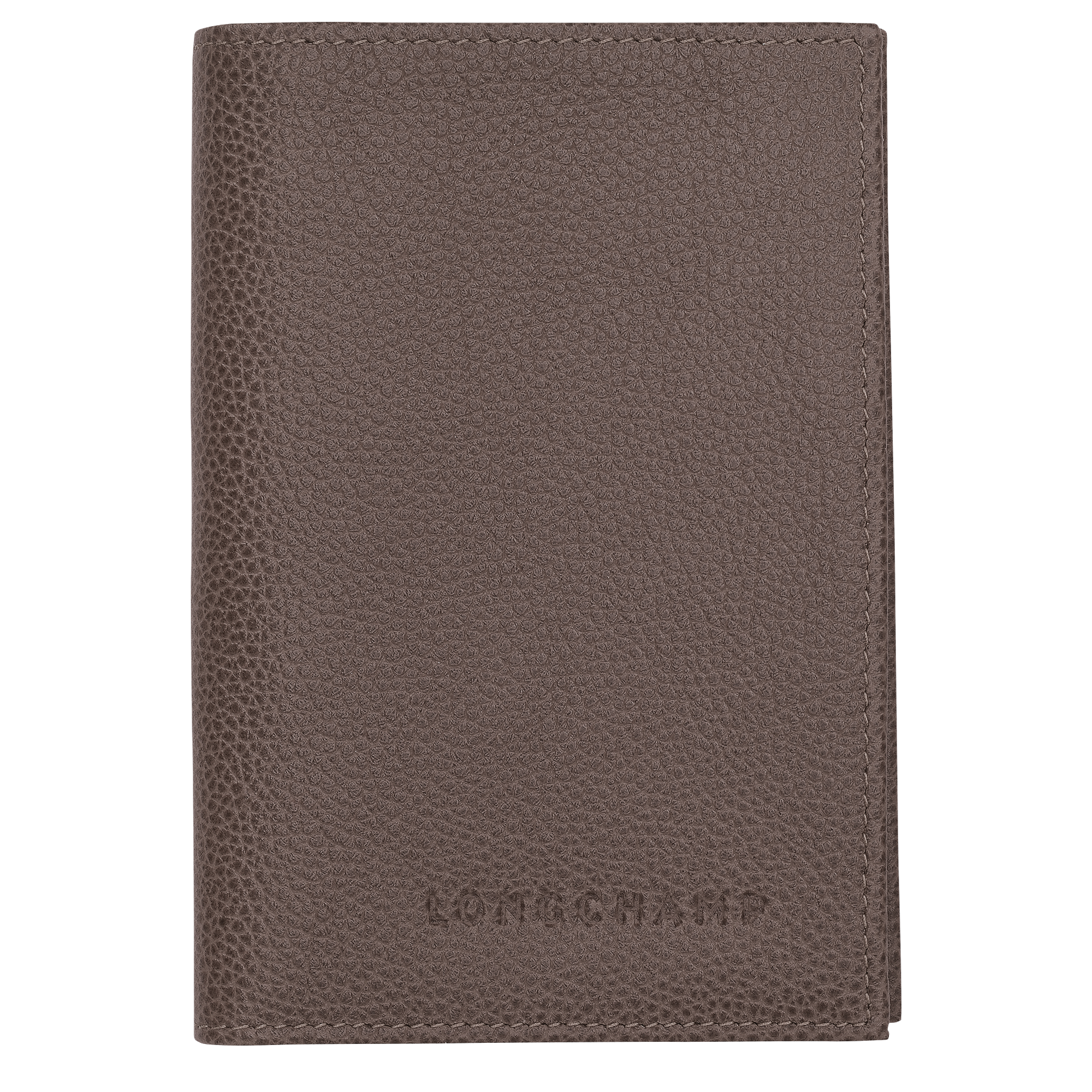 Le Foulonn&eacute; Passport cover, Taupe