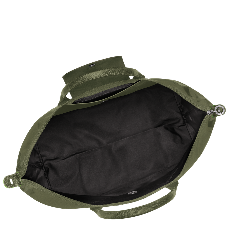 Le Pliage Green L Travel bag , Forest - Recycled canvas  - View 5 of  6