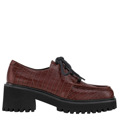 La Voyageuse Derby , Pomegranate - Leather