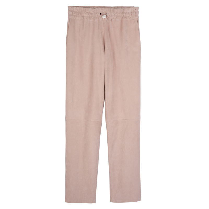 Leather straight pants , Pink - Leather  - View 1 of  5