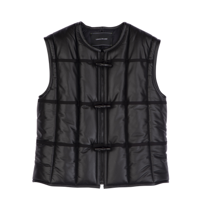 Sleeveless cardigan, Black