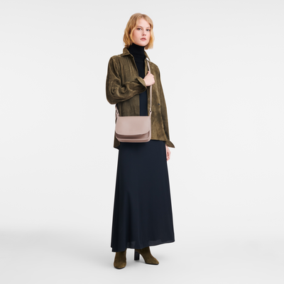 Le Foulonné M Crossbody bag , Turtledove - Leather
