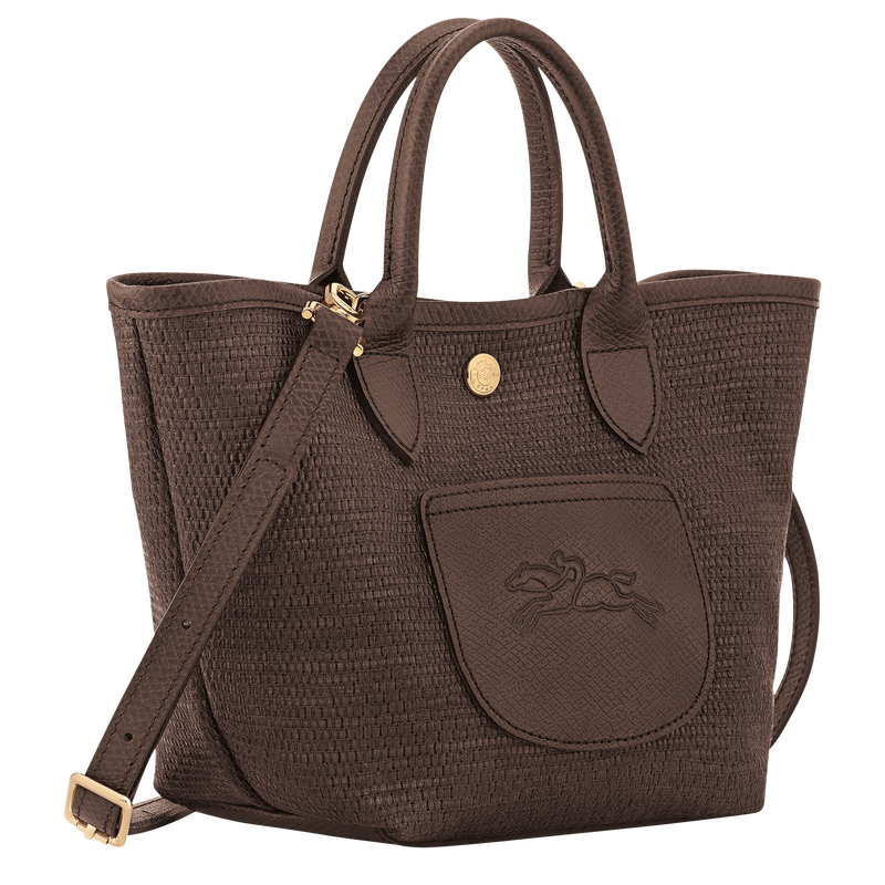 Le Pliage Collection XS Basket bag , Mocha - Canvas  - View 3 of  7