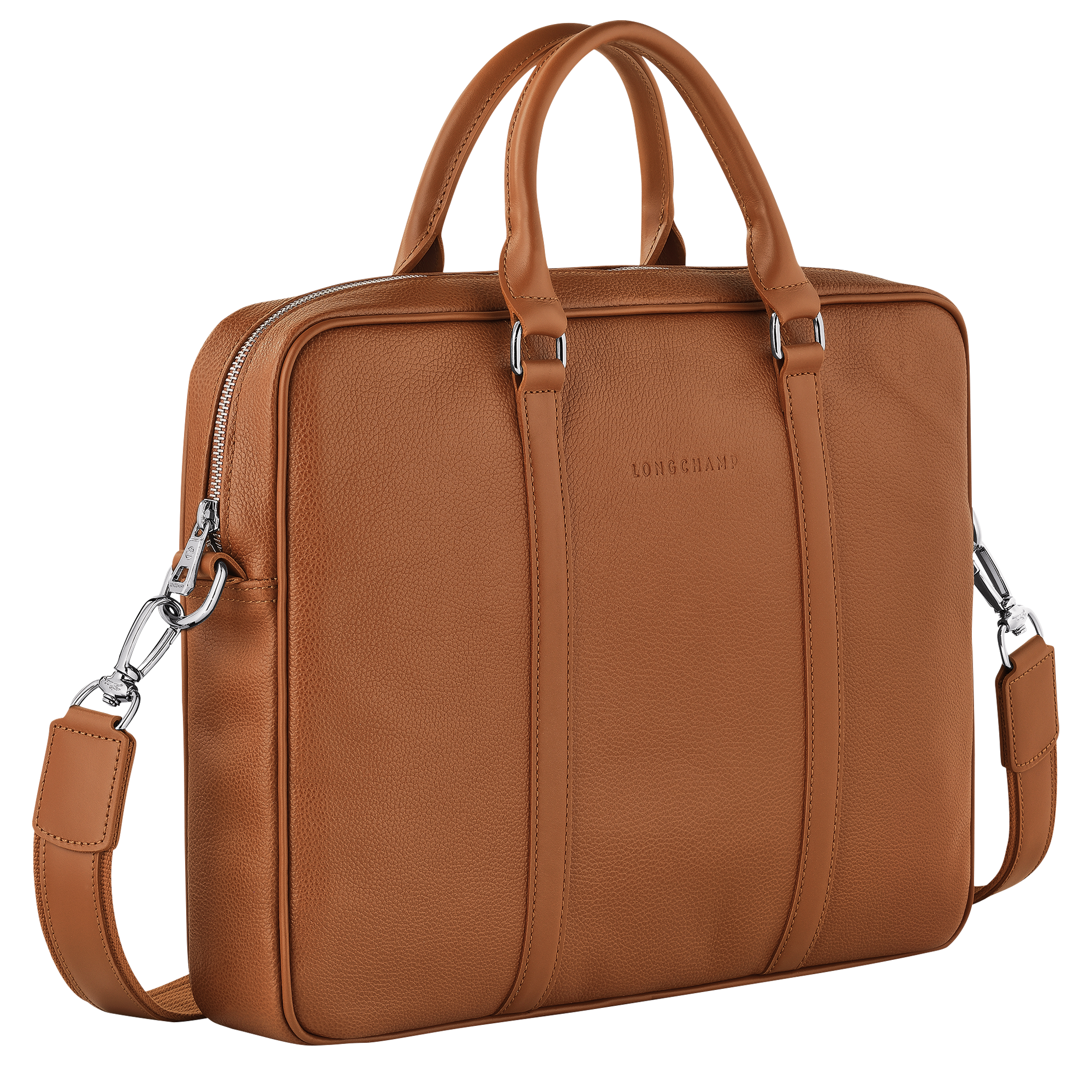 Le Foulonn&eacute; Briefcase XS, Caramel