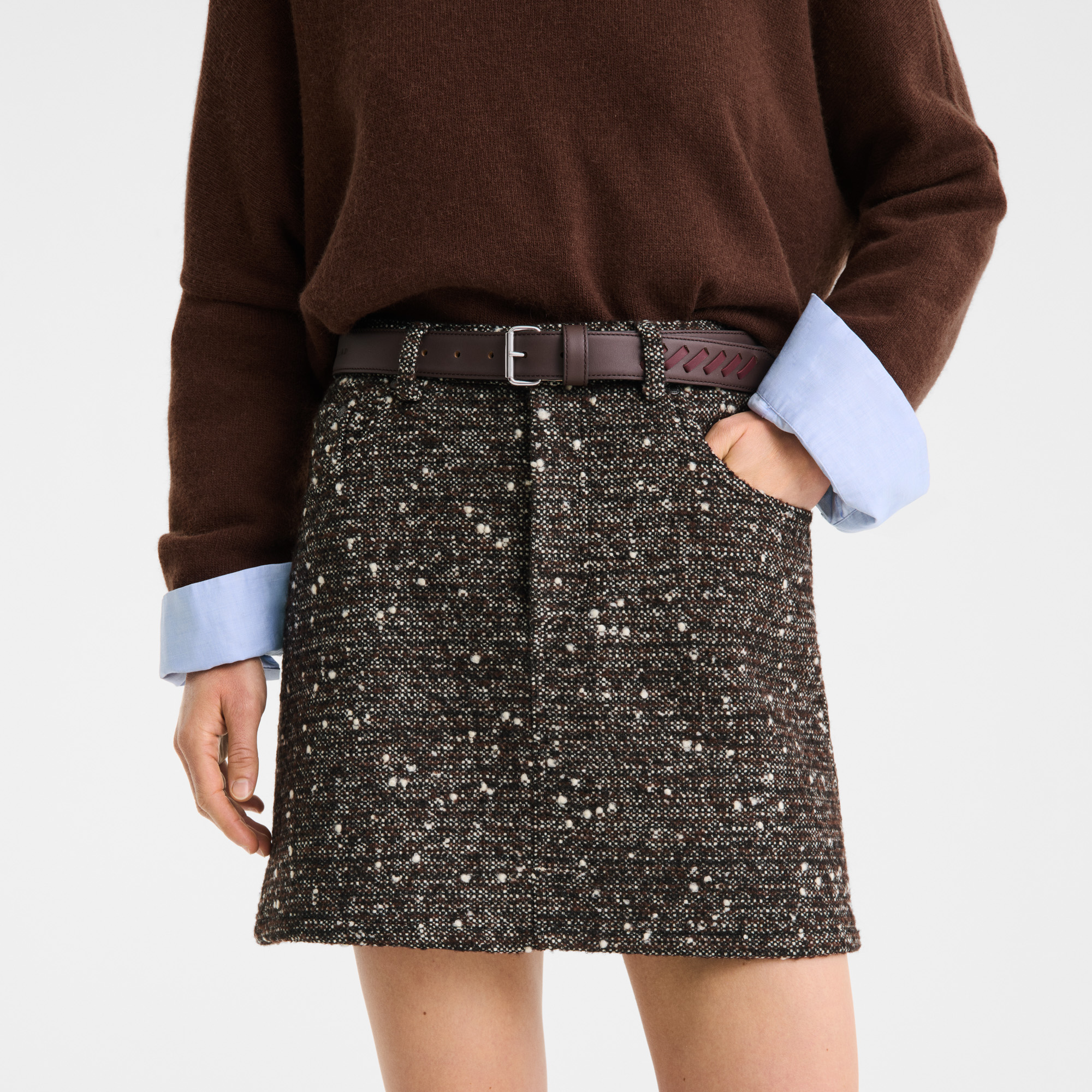 null Skirt, Mocha