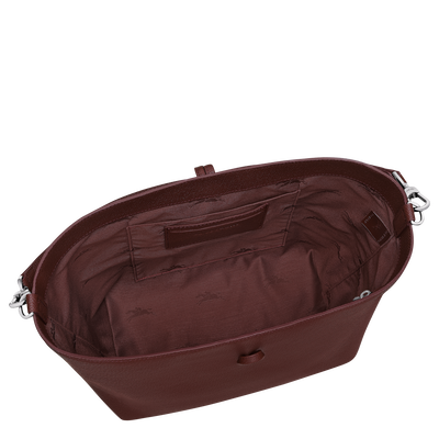 Le Roseau Hobo bag M, Burgundy