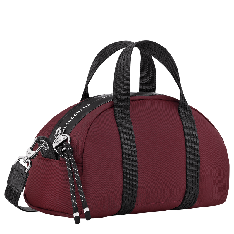 Le Pliage Energy M Handbag , Burgundy - Canvas  - View 3 of  6
