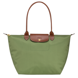 Le Pliage Original L Tote bag , Lichen - Recycled canvas