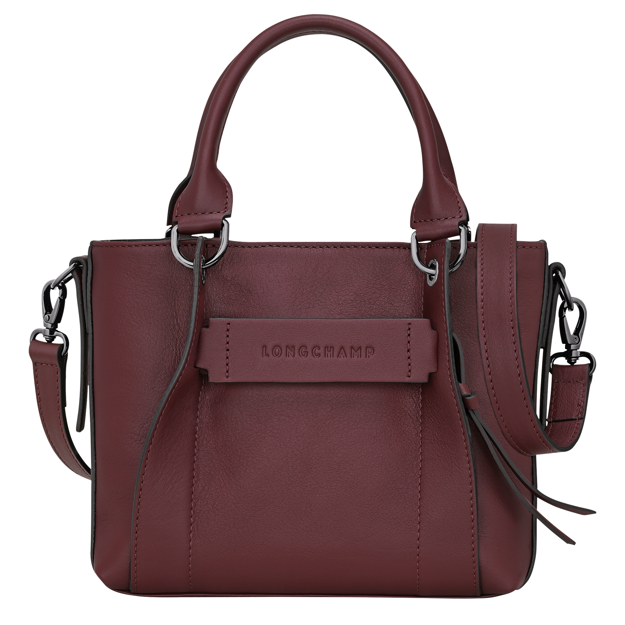 Longchamp 3D Handbag S, Burgundy