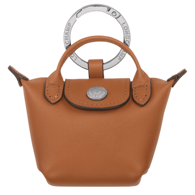 Le Pliage Xtra Key ring , Cashew - Leather