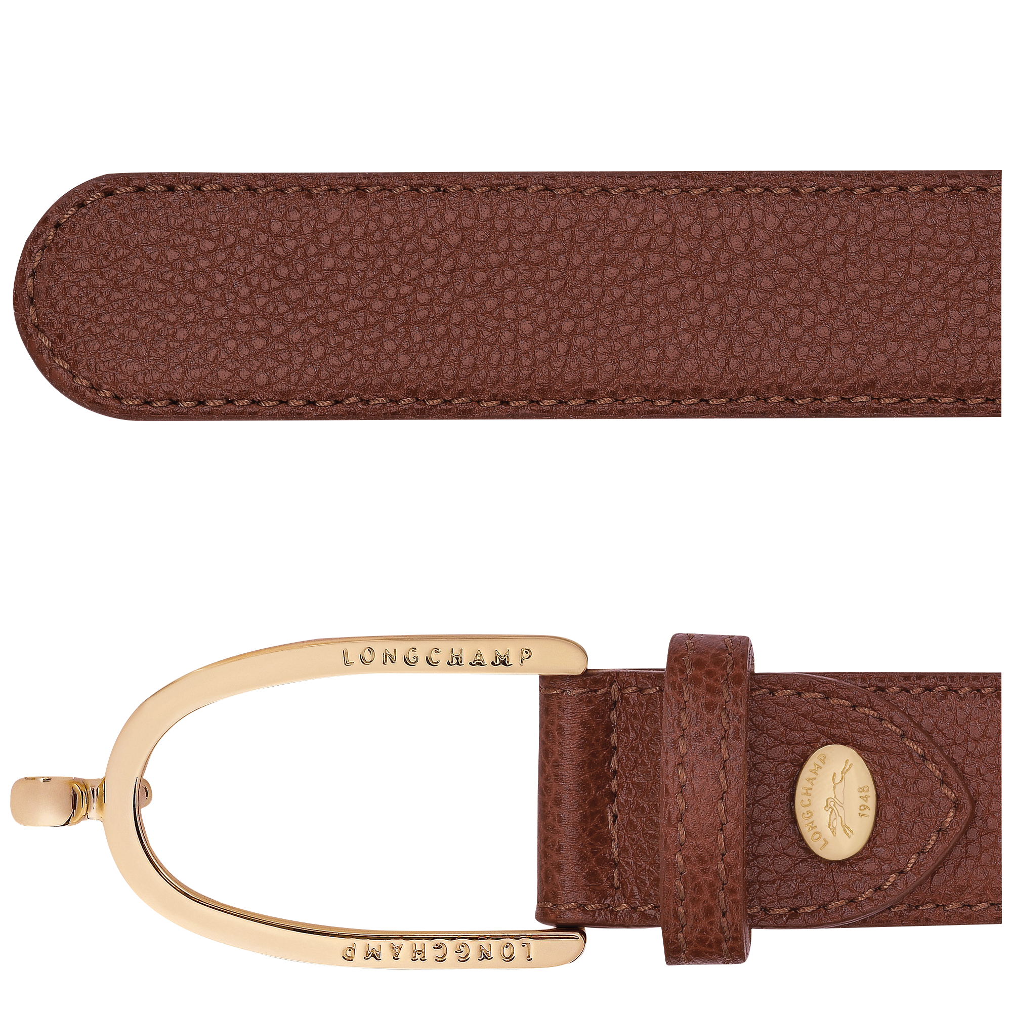 Le Foulonn&eacute; Ladies' belt, Coffee