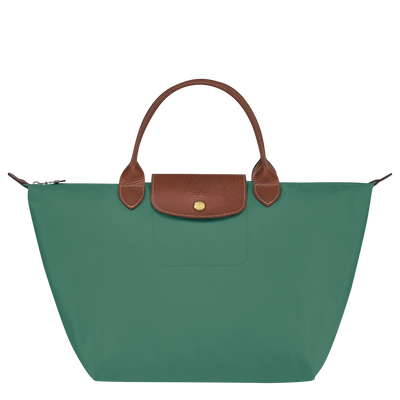 Le Pliage Original M Handbag , Sage - Recycled canvas